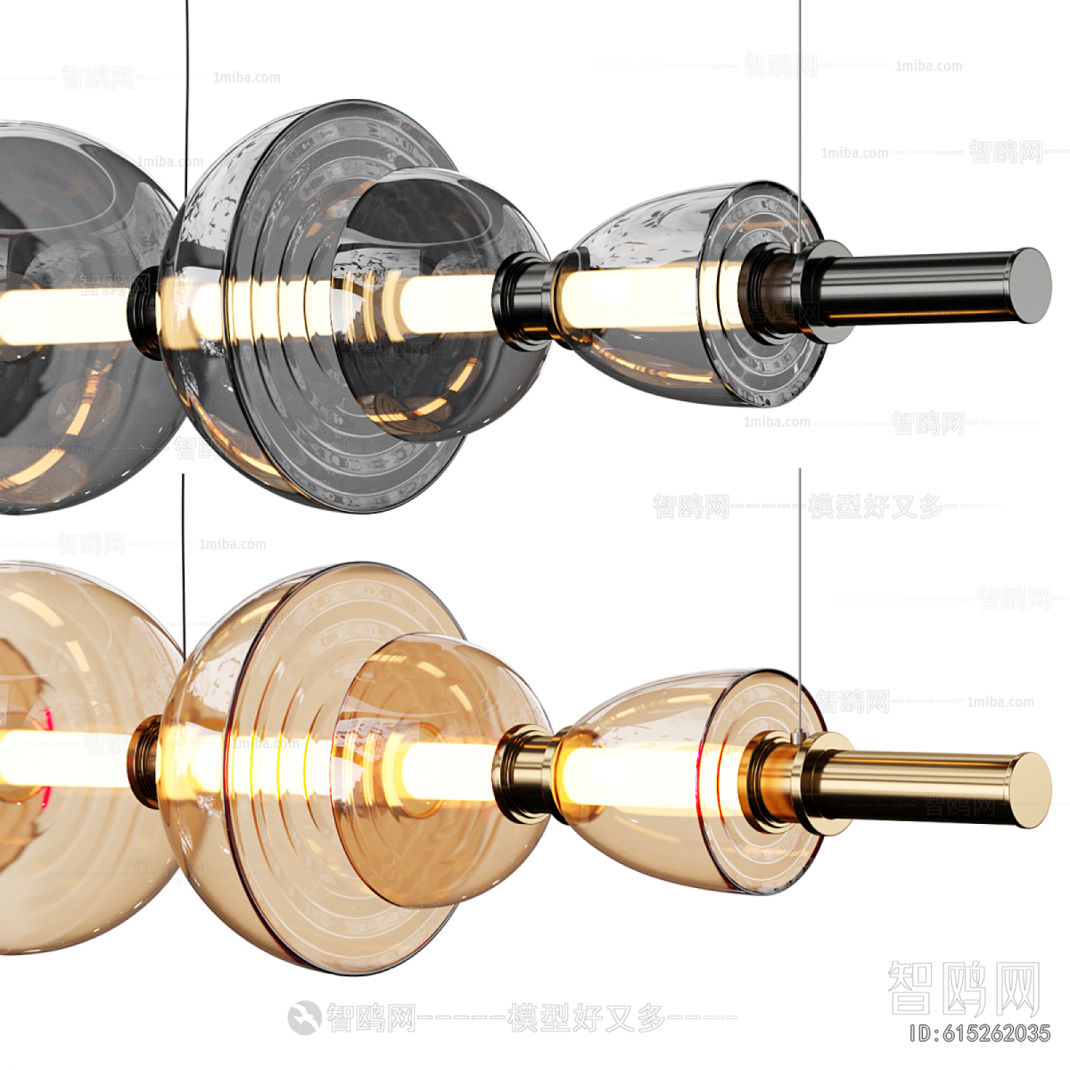 Modern Long Chandelier