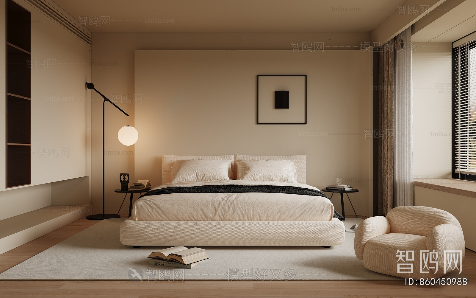 Wabi-sabi Style Bedroom