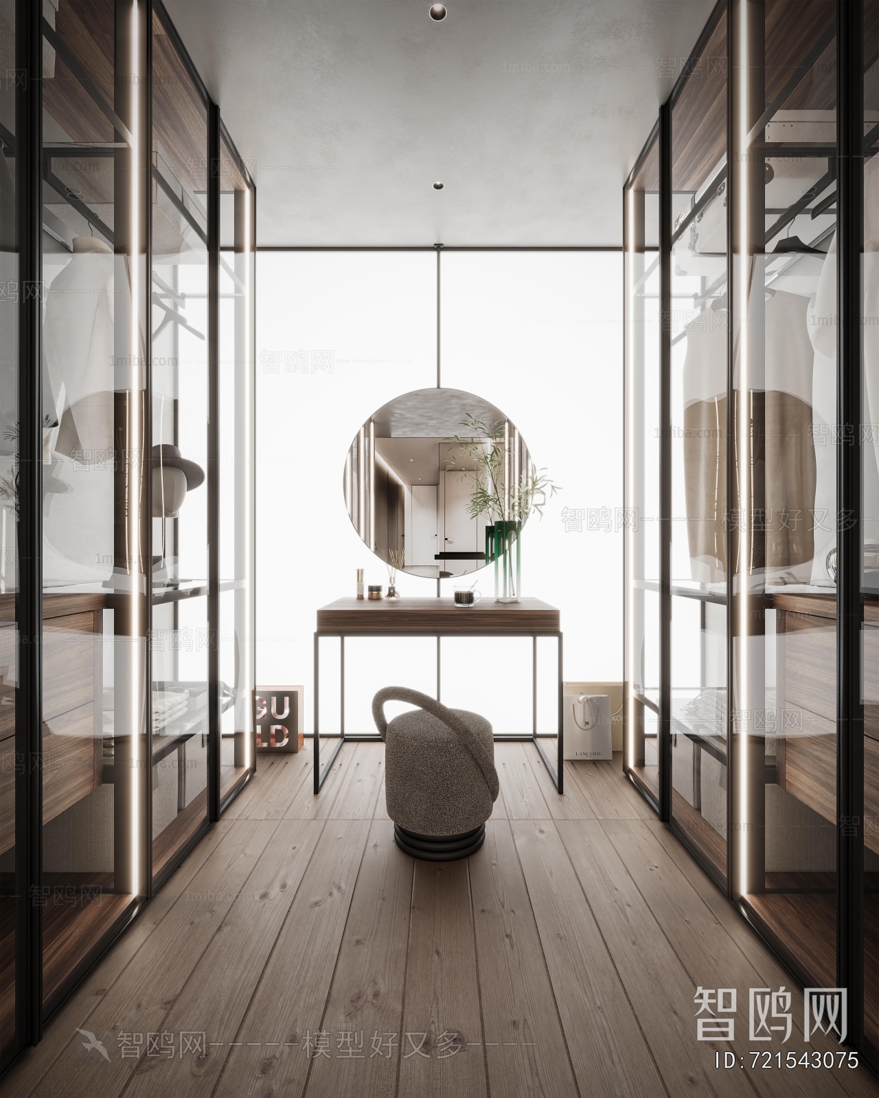 Modern Clothes Storage Area