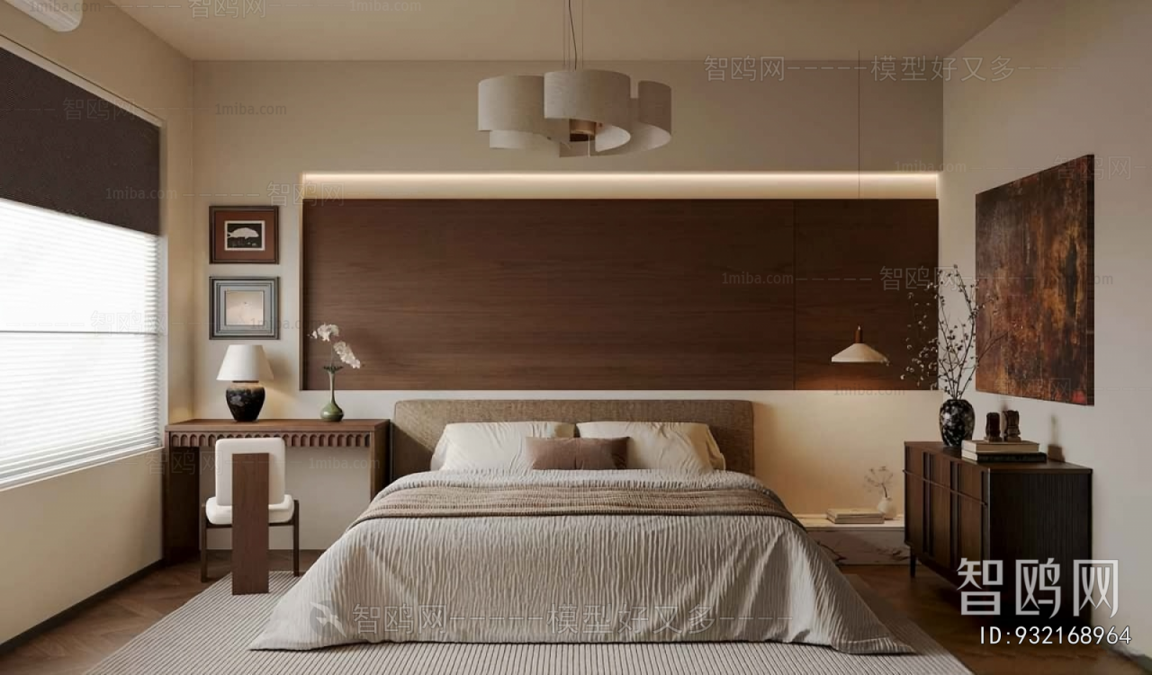 Wabi-sabi Style Bedroom