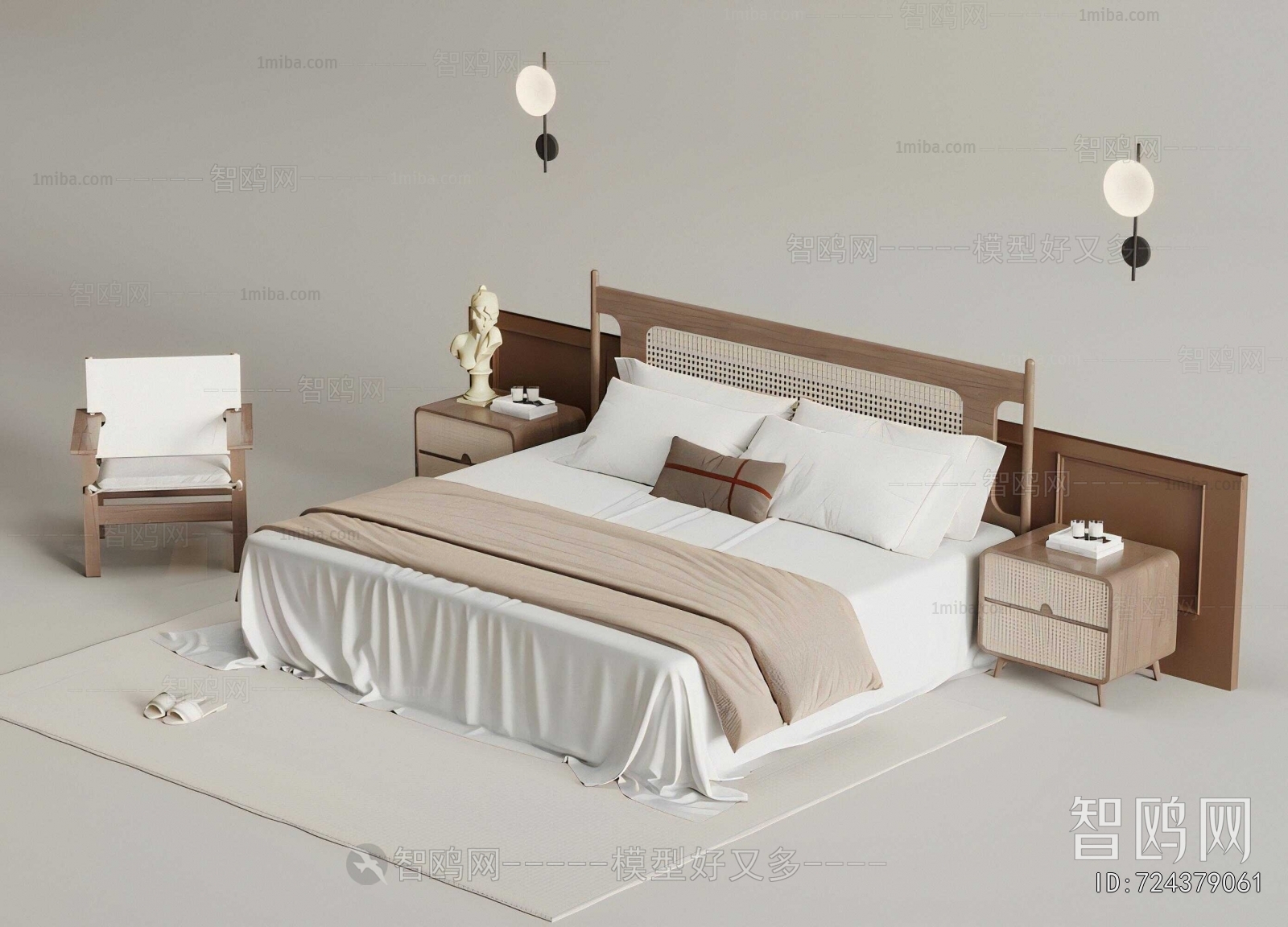 Modern Double Bed
