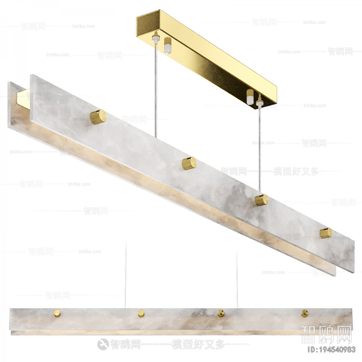 Modern Long Chandelier