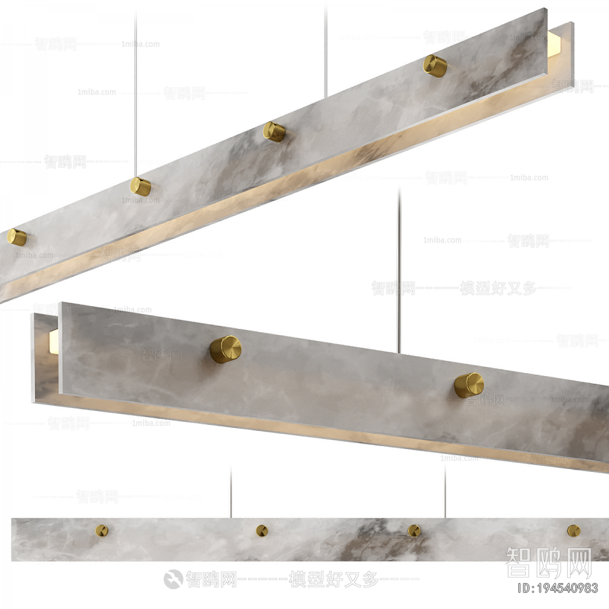 Modern Long Chandelier