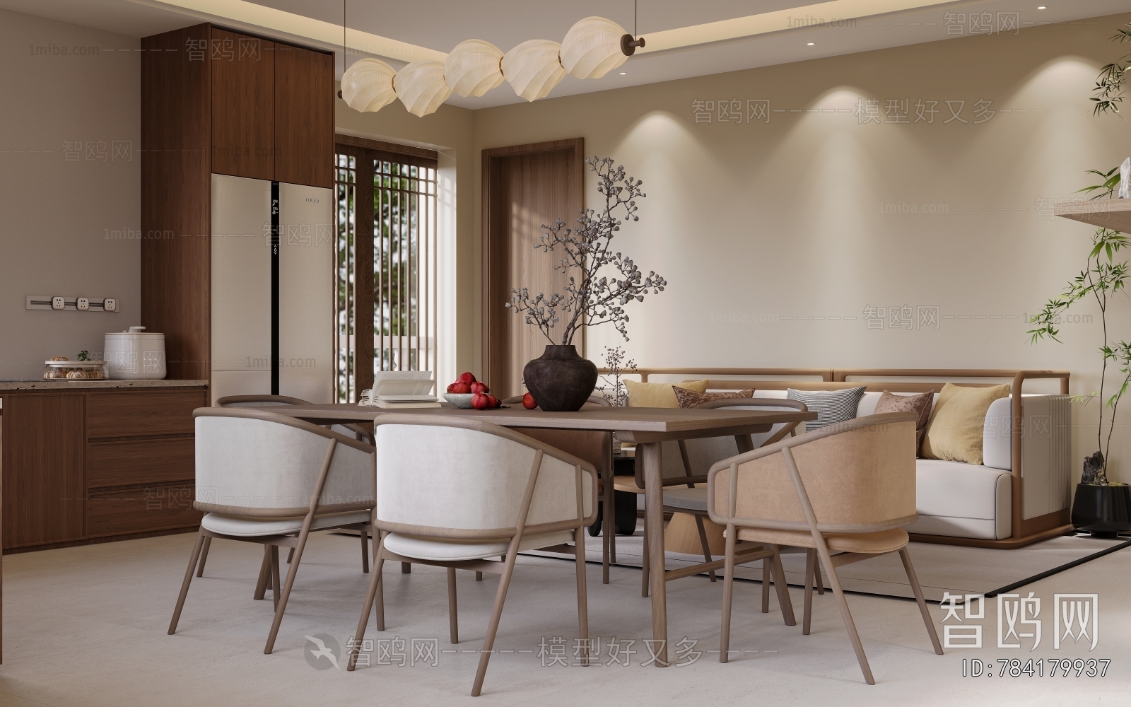 New Chinese Style Dining Room