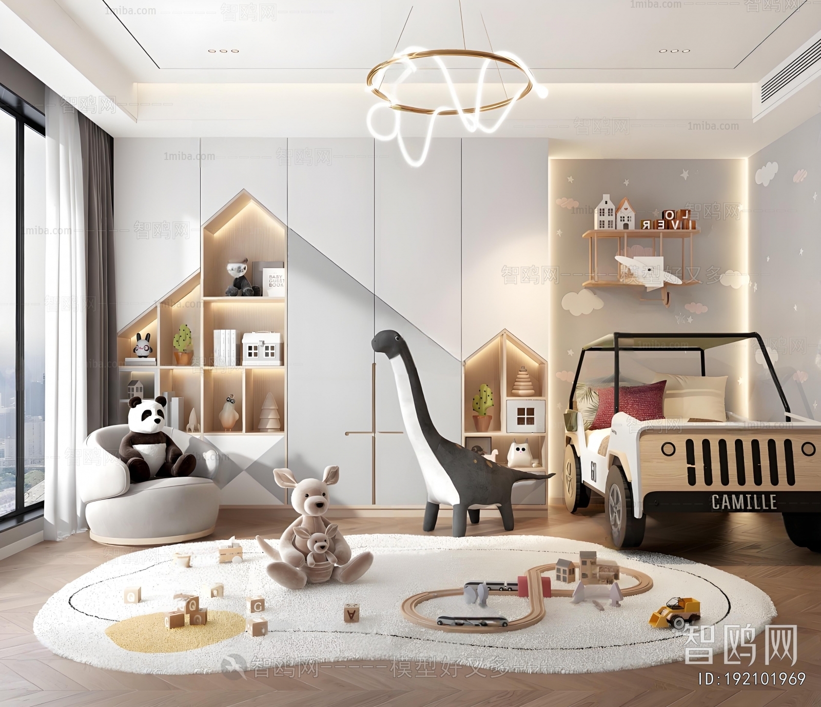 Modern Boy's Room And Son's Room