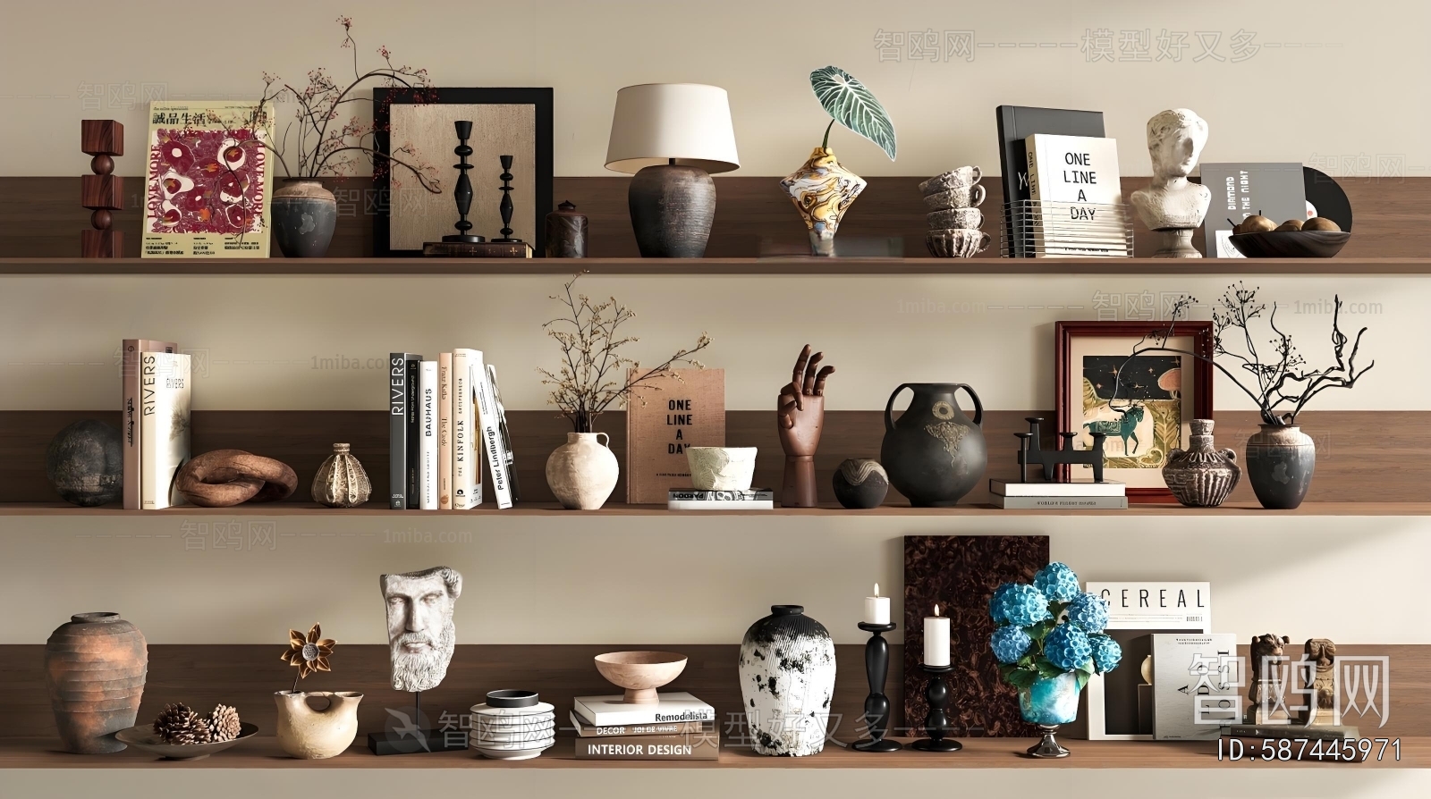 Wabi-sabi Style Decorative Set