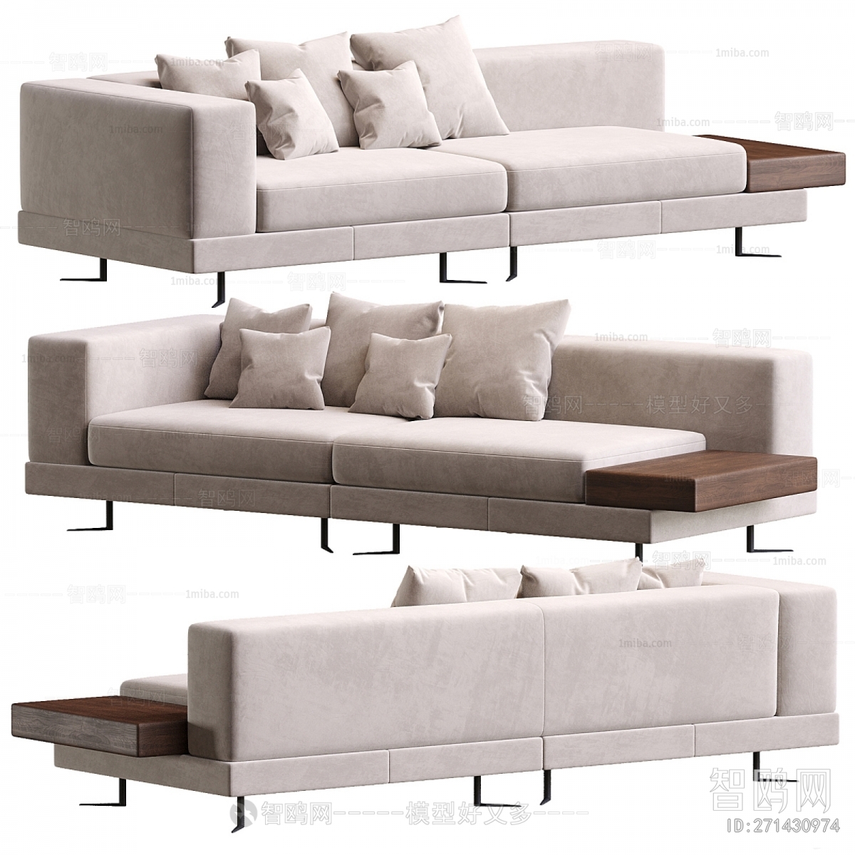 Modern Multi Person Sofa