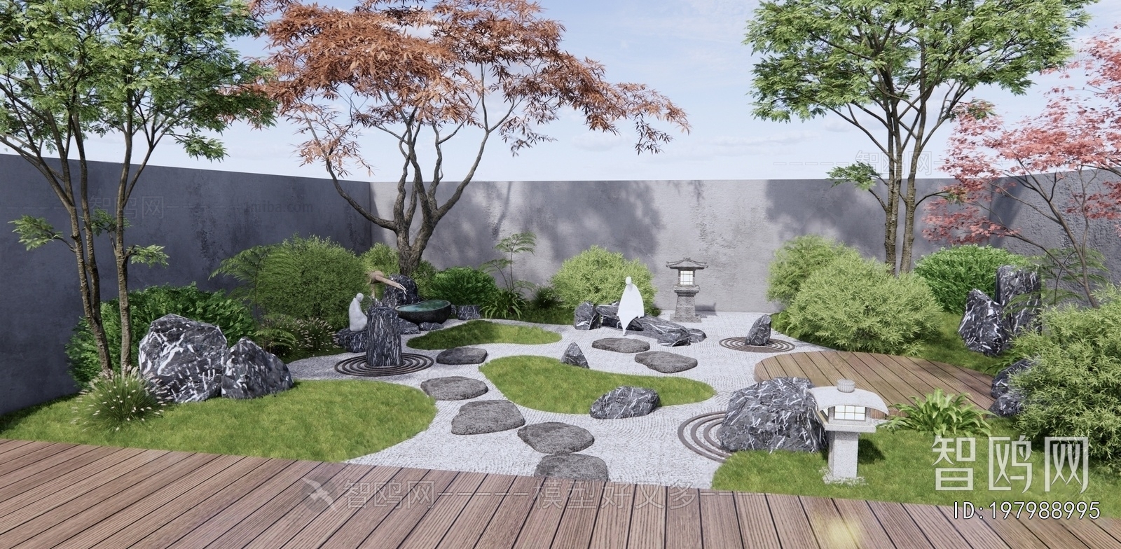 Japanese Style Courtyard/landscape