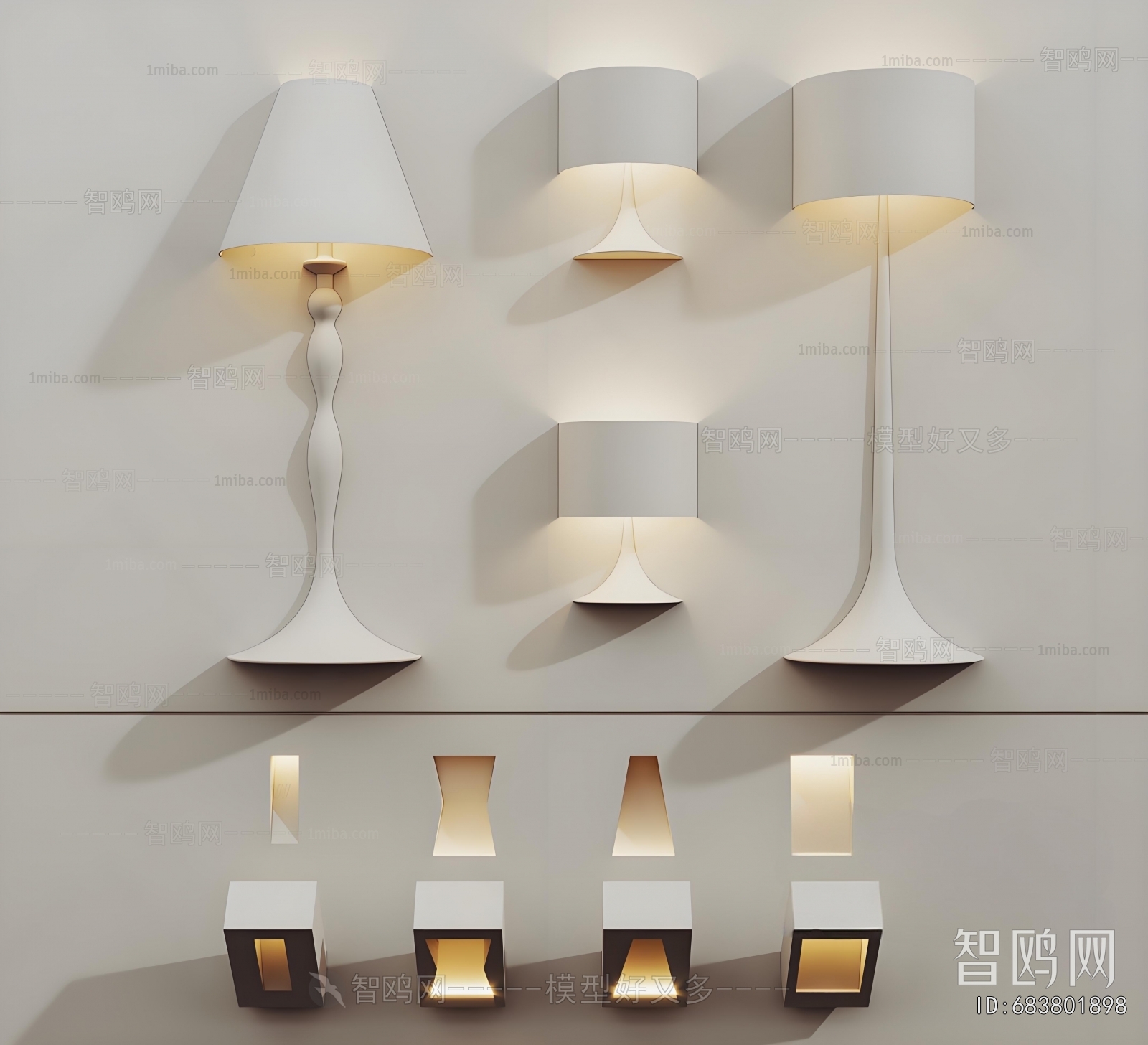 Wabi-sabi Style Wall Lamp