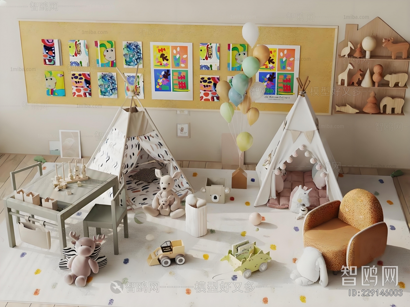 Modern Children's Table/chair