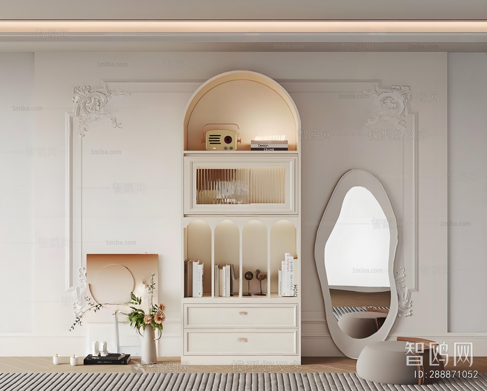 French Style Bookcase