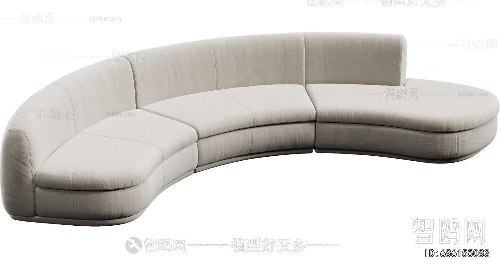 Modern Curved Sofa
