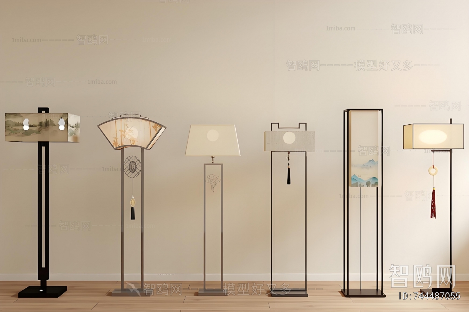 New Chinese Style Floor Lamp