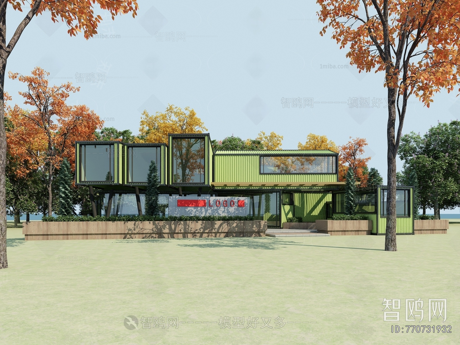 Modern Appearance Of Commercial Building