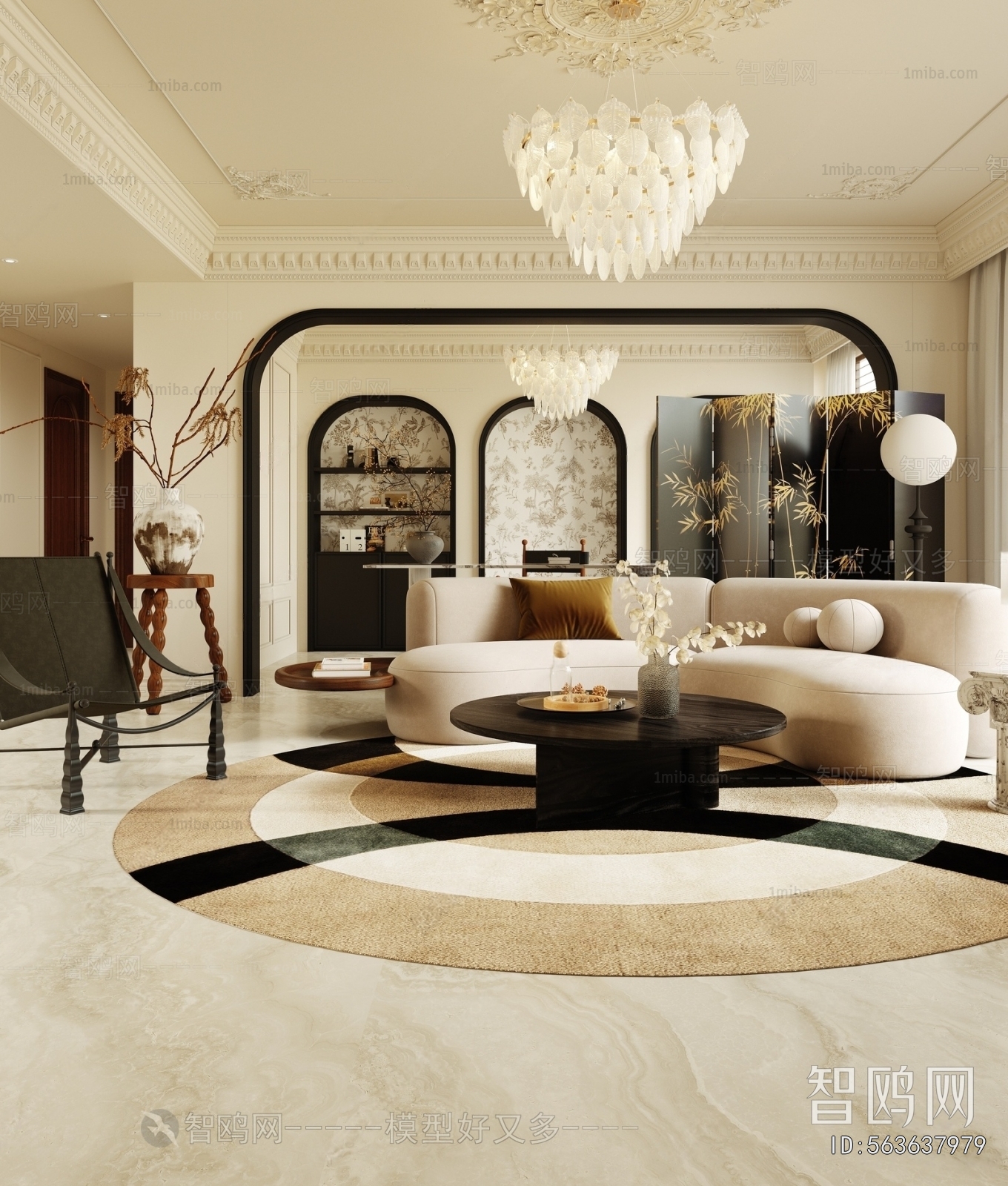 French Style A Living Room