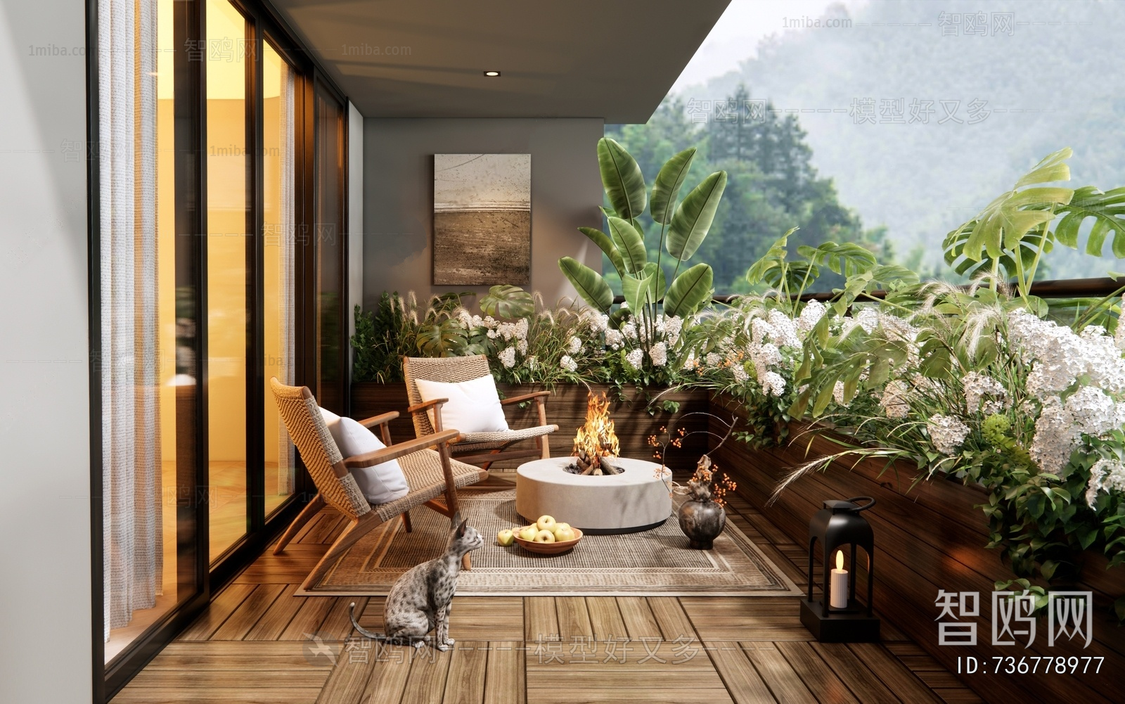 Modern Leisure Balcony