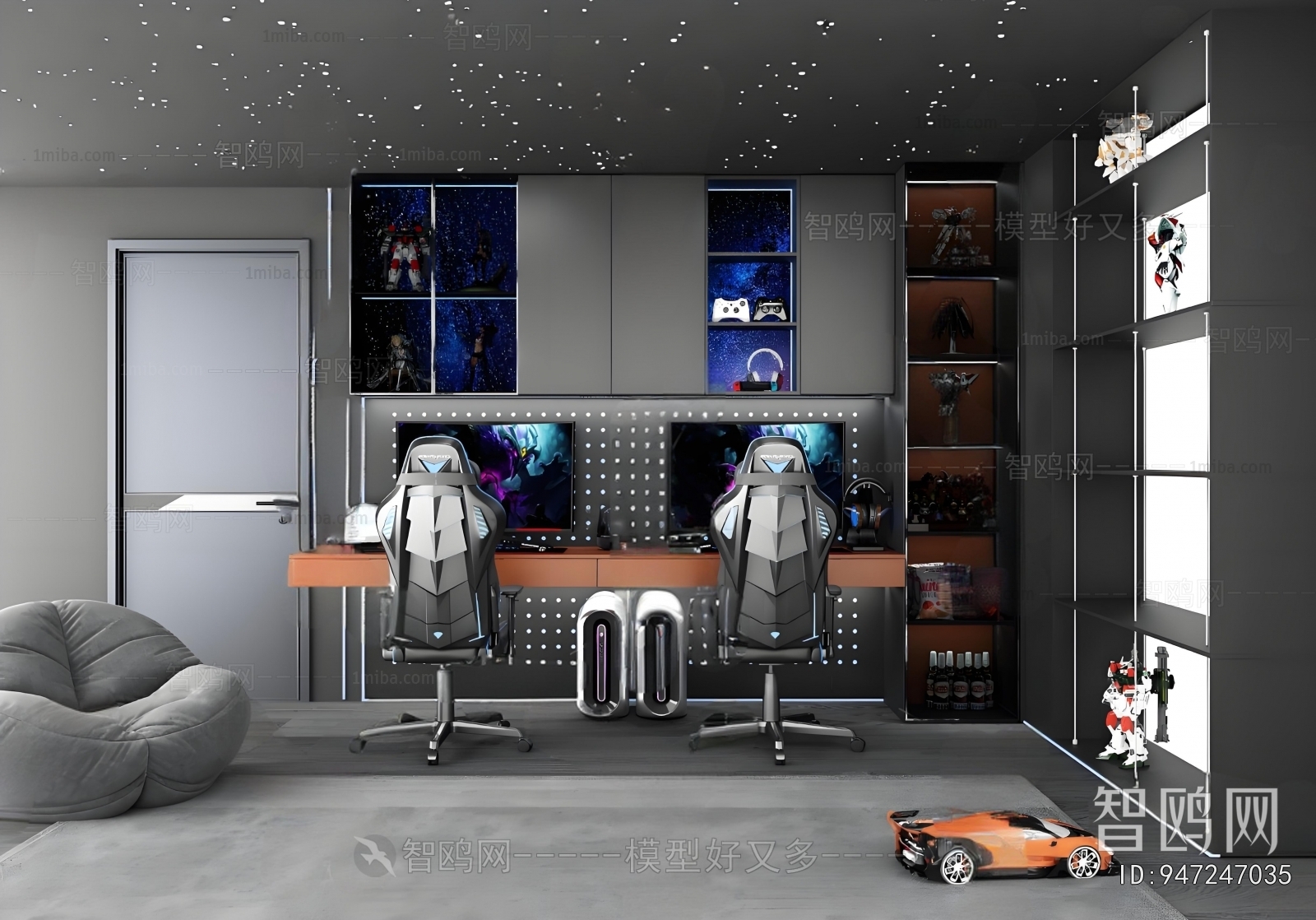 Modern E-sports Room