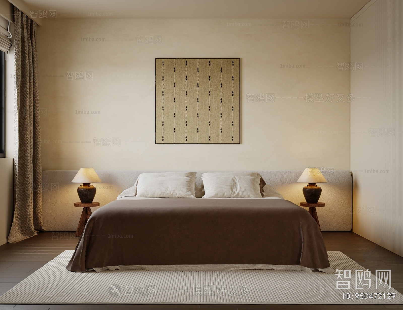 Wabi-sabi Style Bedroom