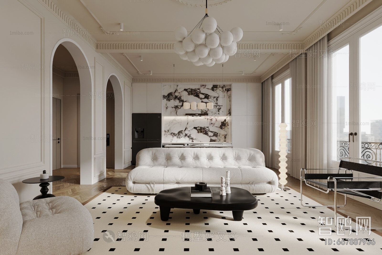 French Style A Living Room