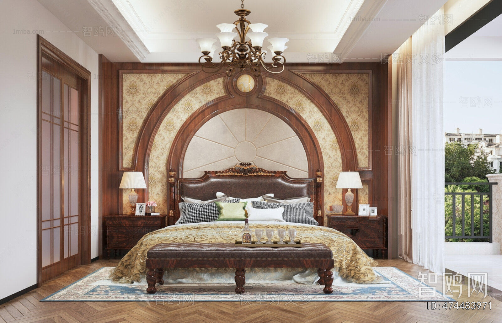 American Style Bedroom