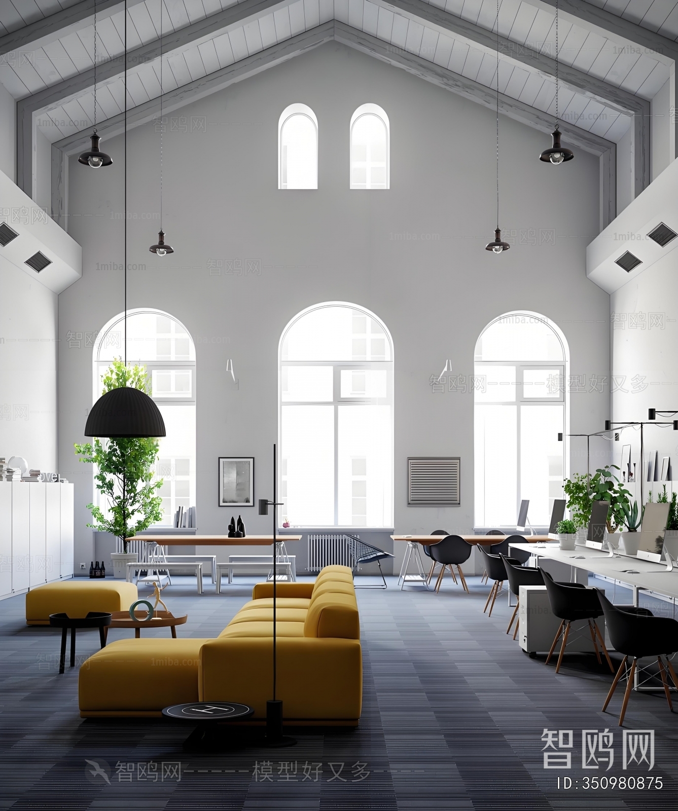 Nordic Style Staff Area