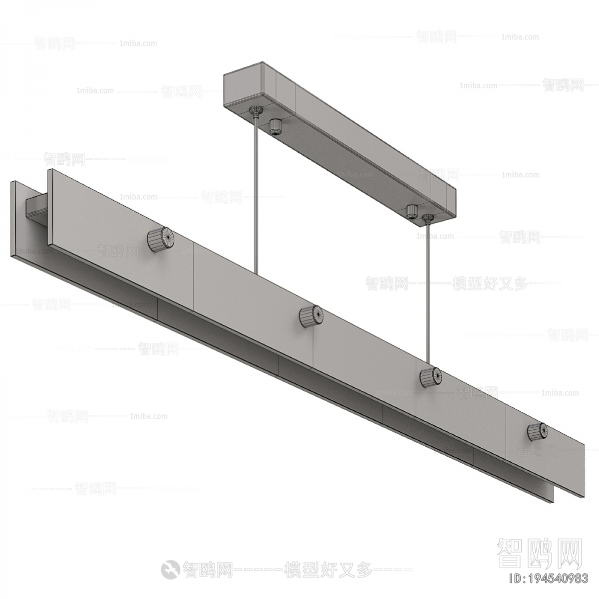 Modern Long Chandelier