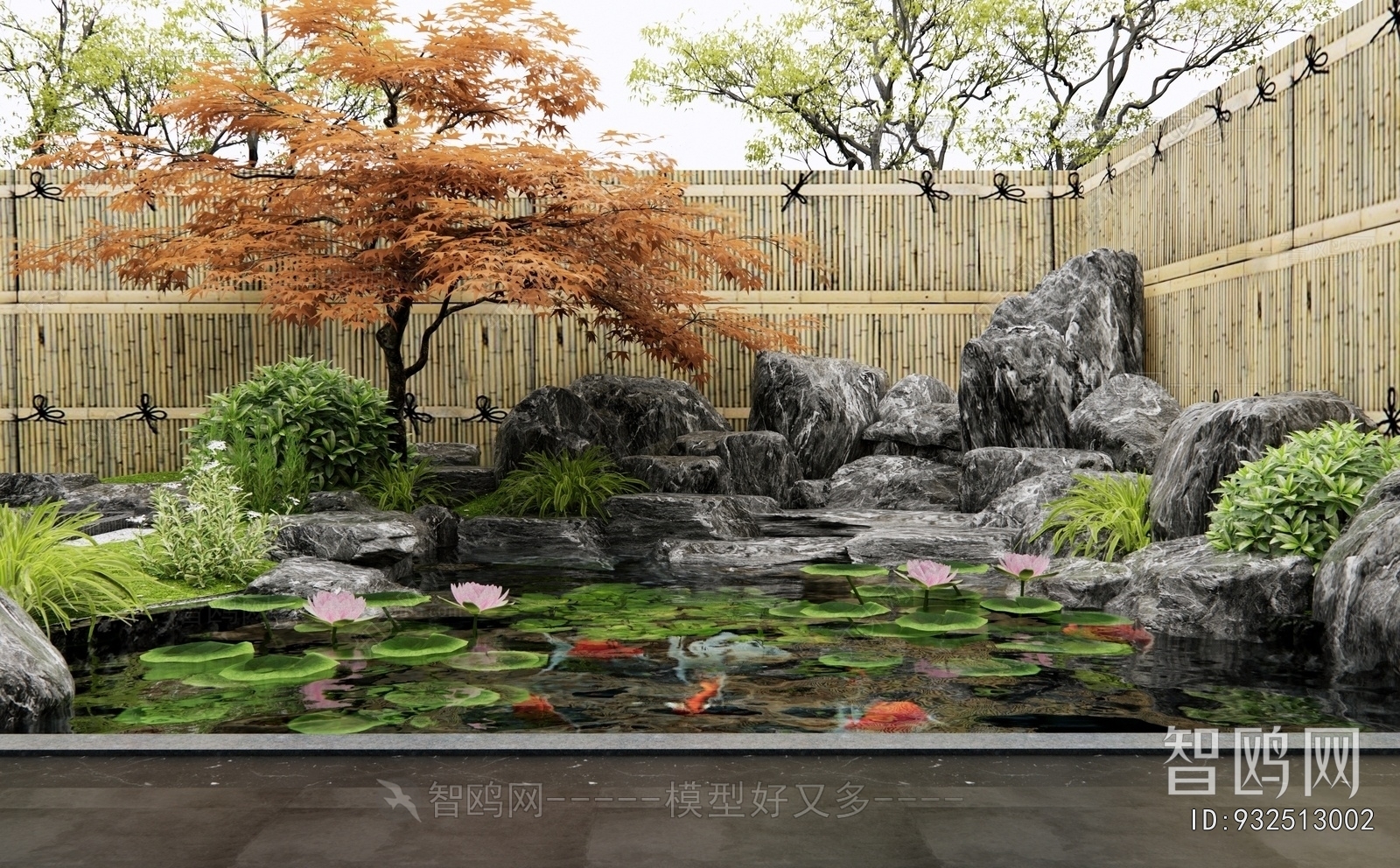 New Chinese Style Courtyard/landscape