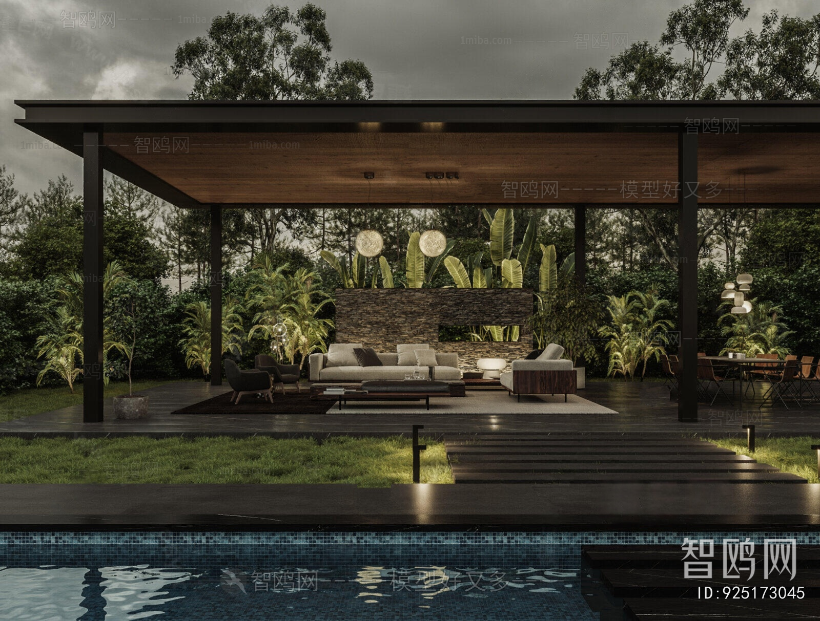 Modern Courtyard/landscape