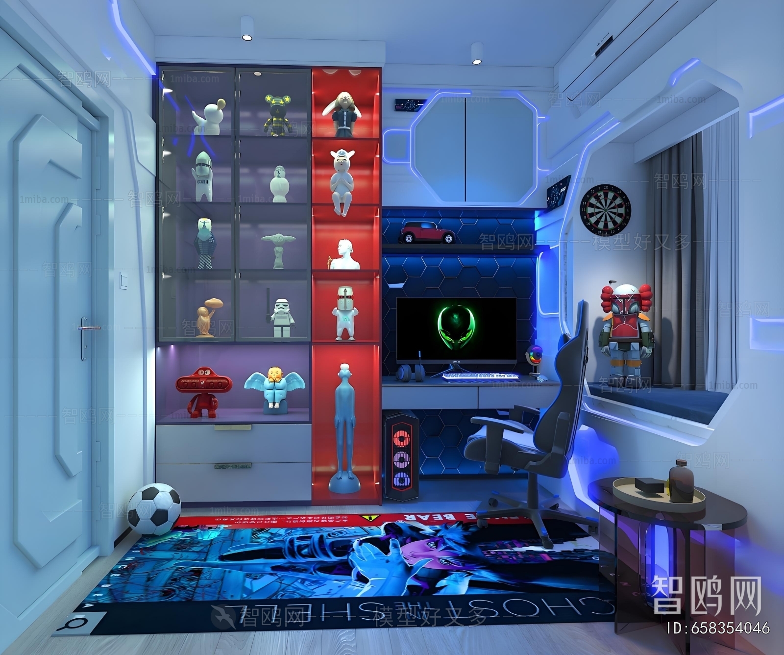 Modern E-sports Room