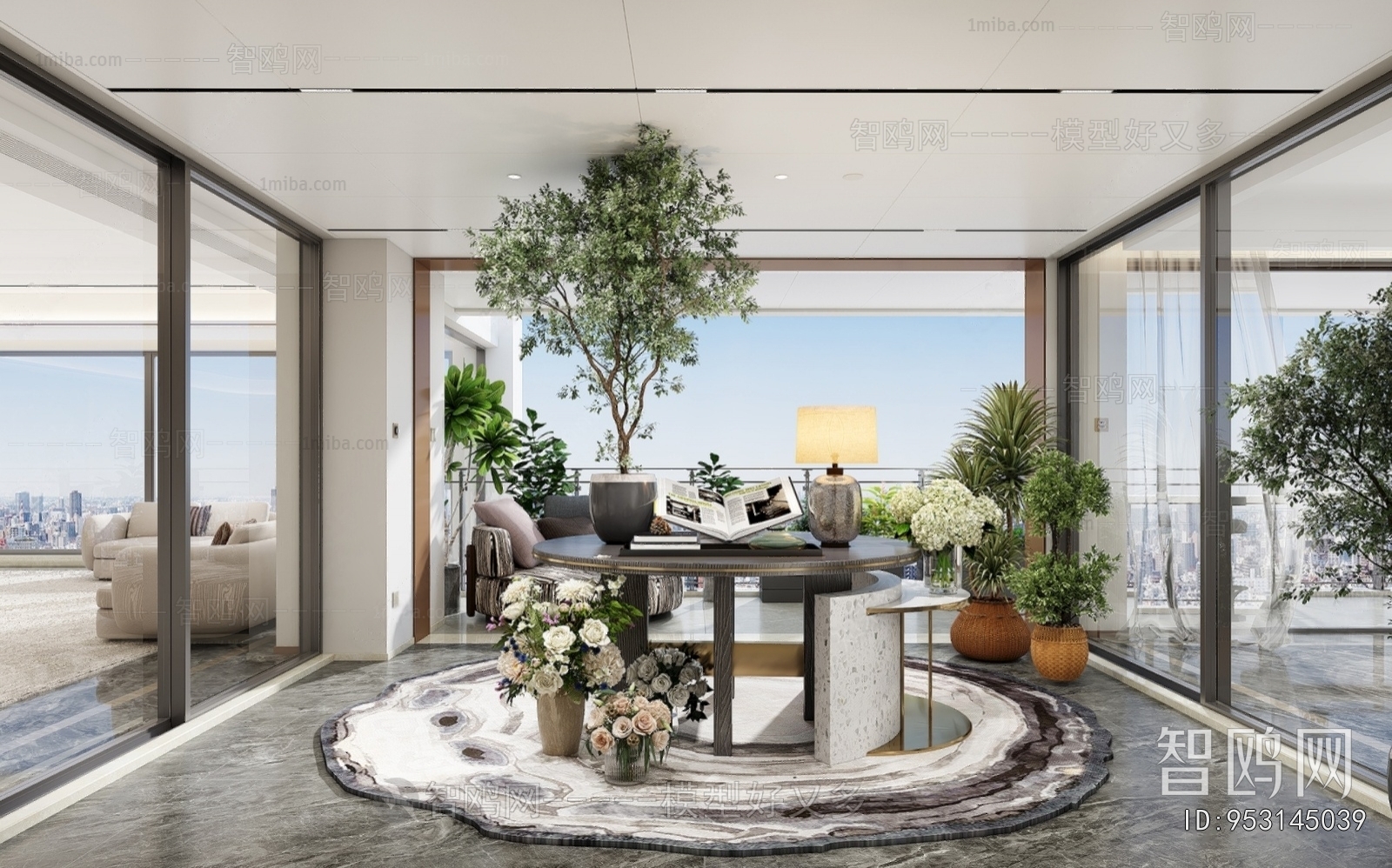 Modern Glass Sun Room