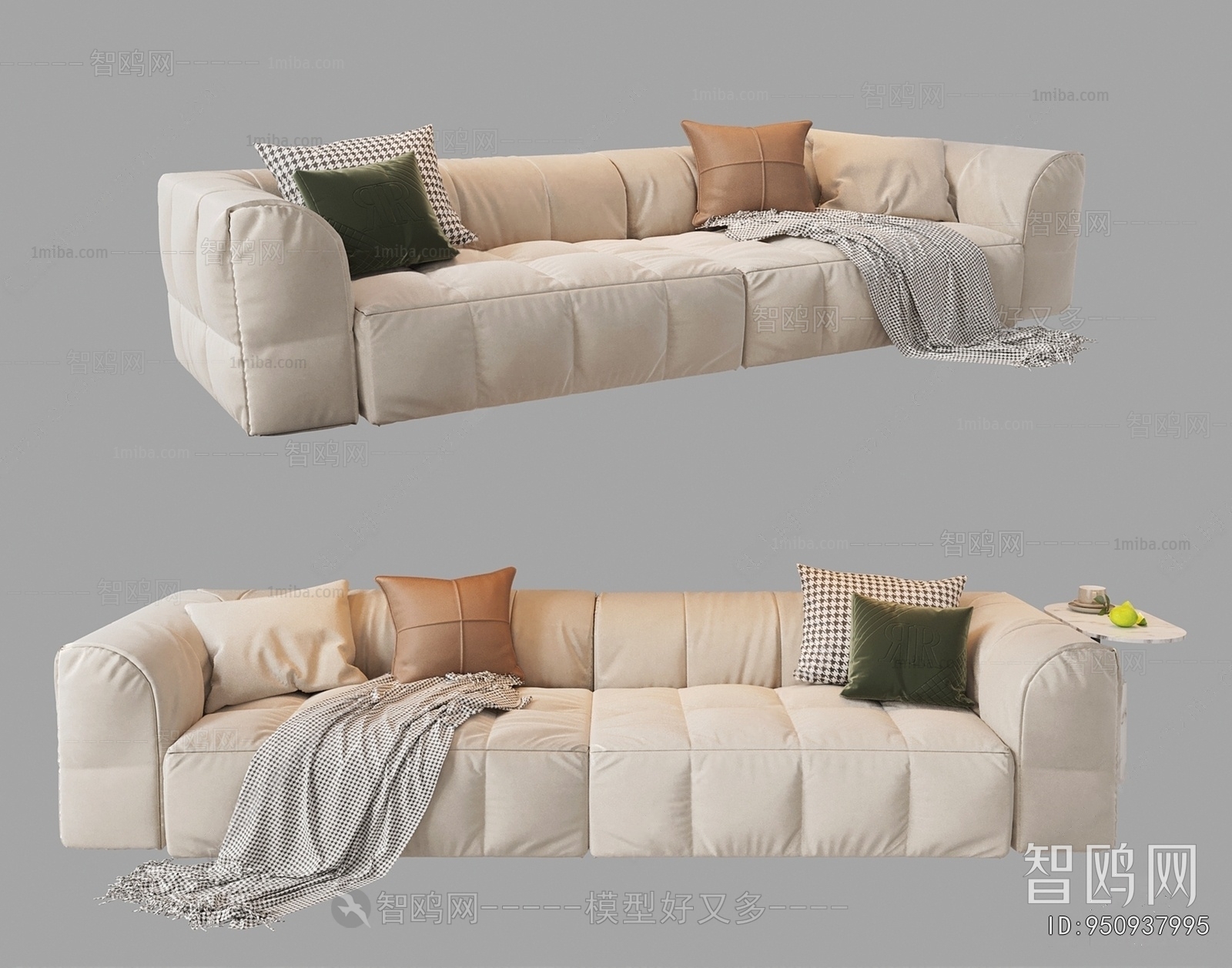 Modern Three-seat Sofa