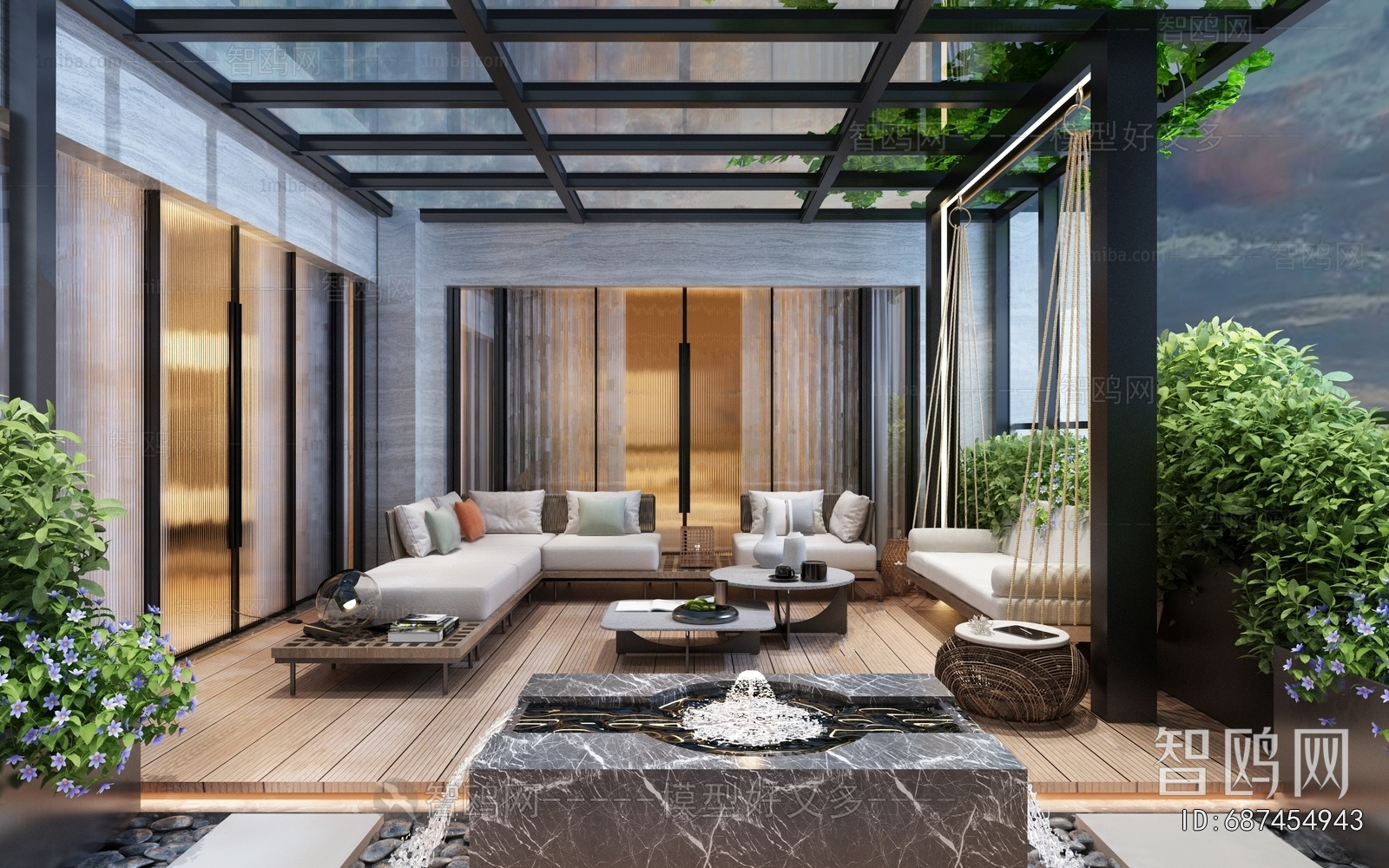 Modern Glass Sun Room