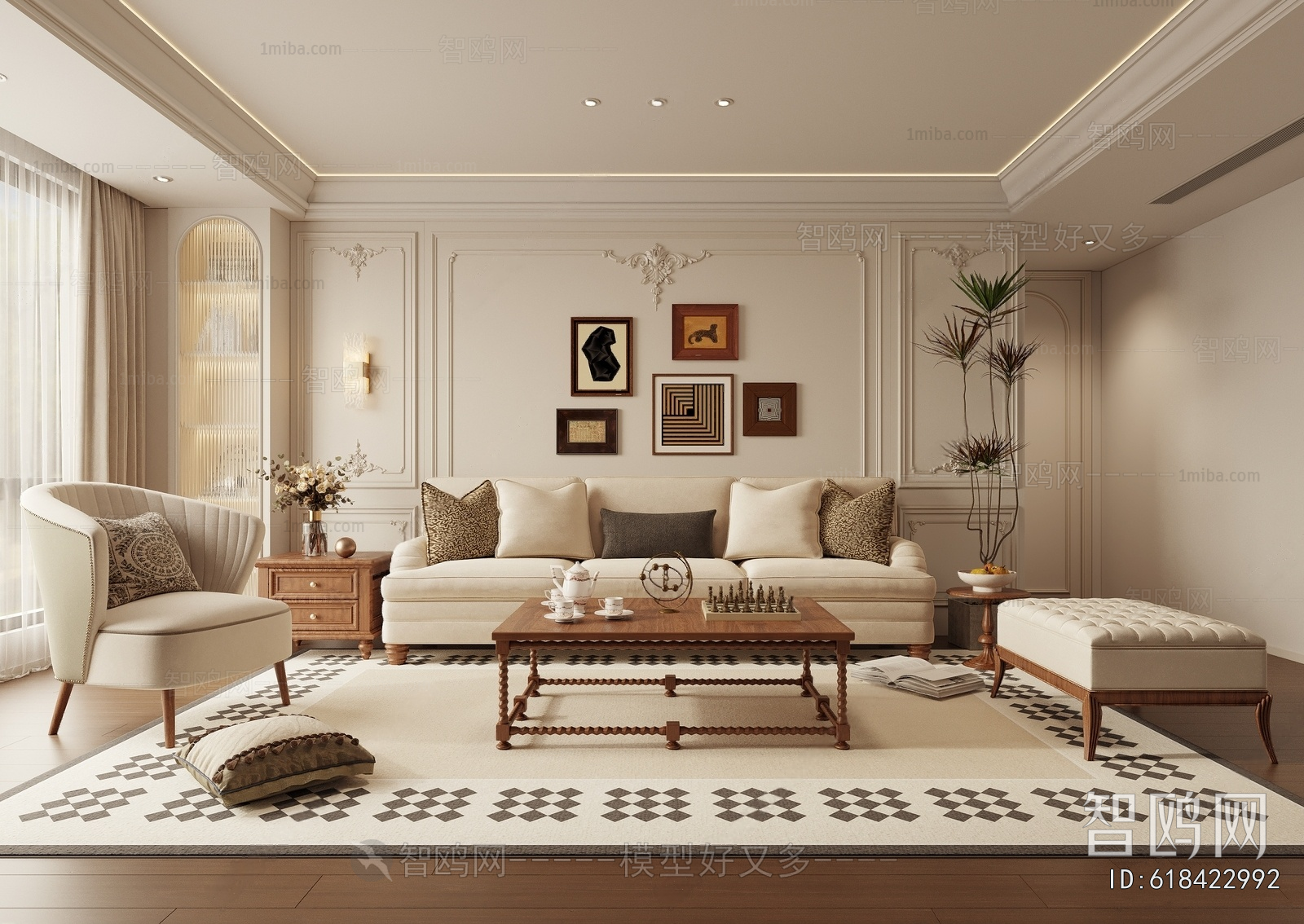 French Style A Living Room