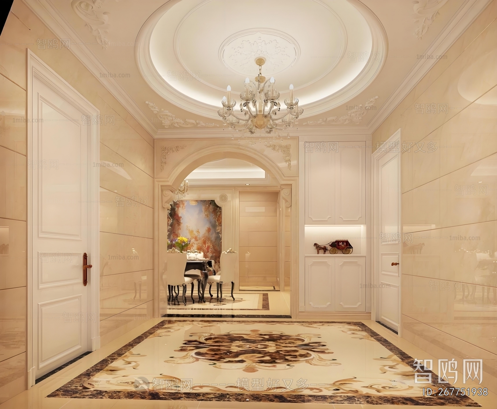 European Style Hallway