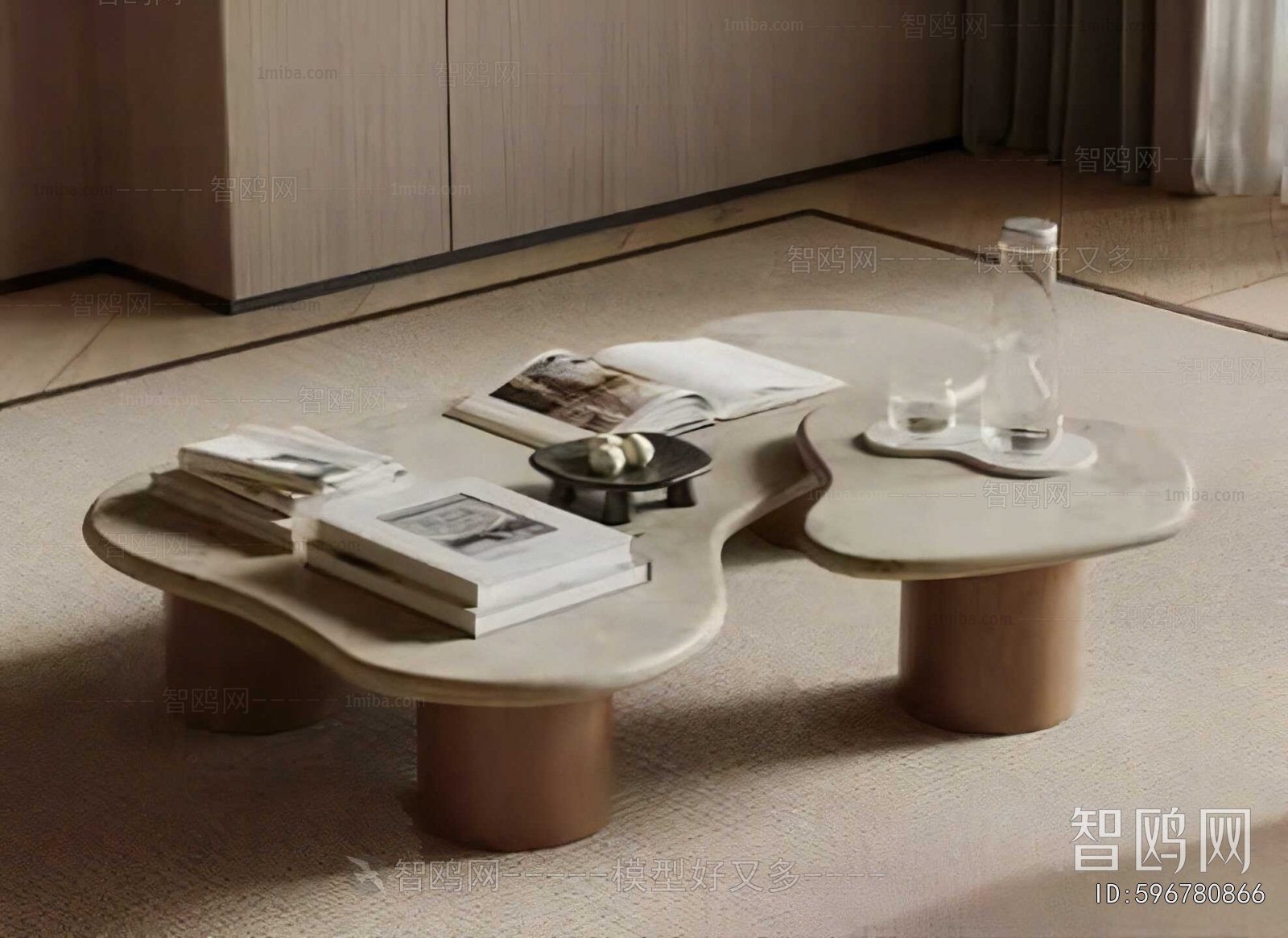 Wabi-sabi Style Coffee Table