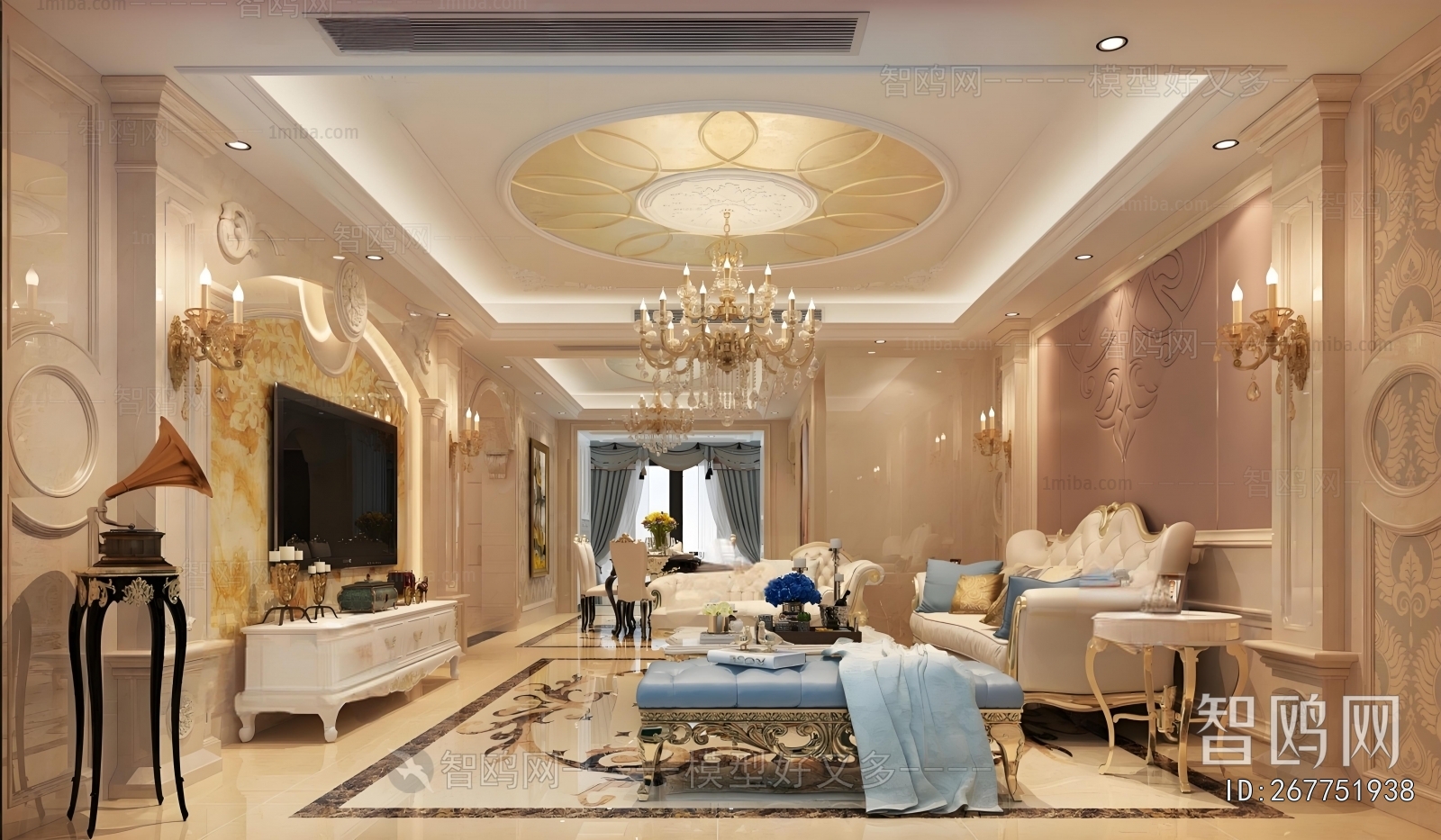 European Style Hallway