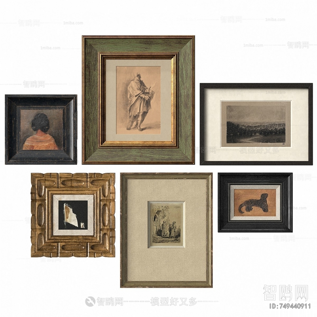 Retro Style Painting