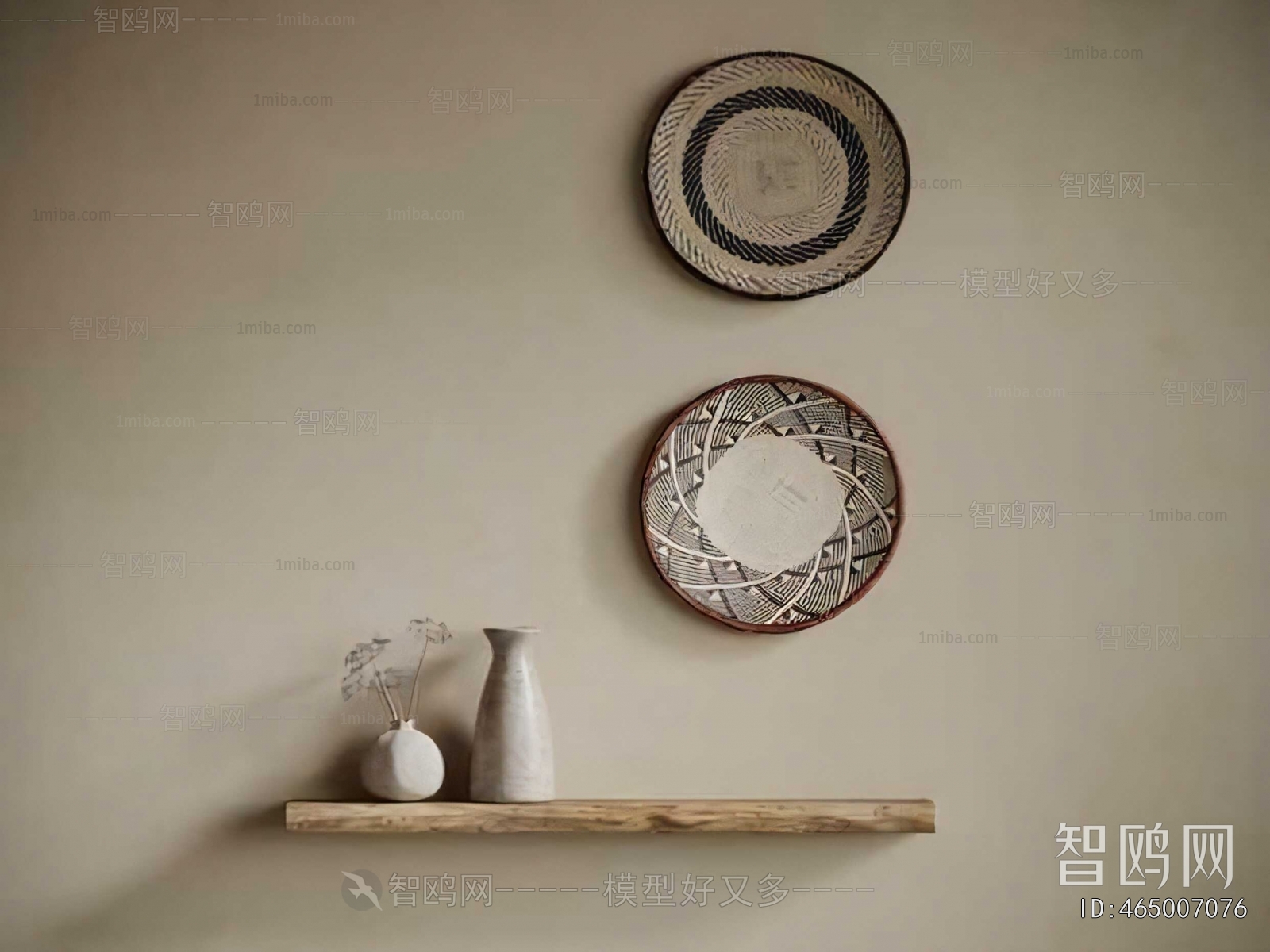Wabi-sabi Style Wall Decoration