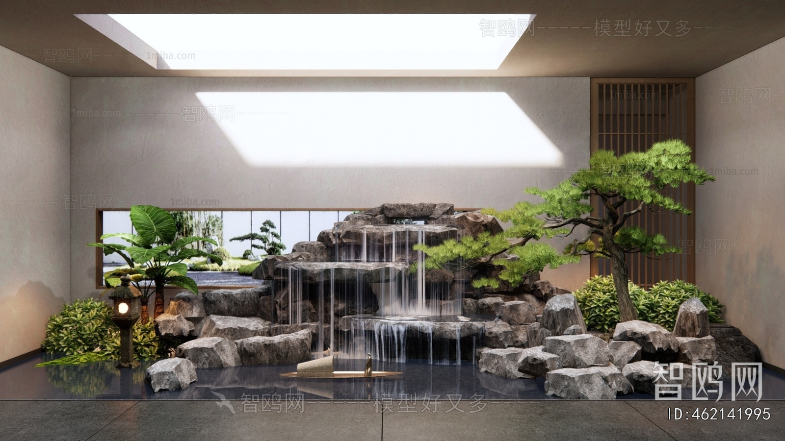 Japanese Style Rockery Waterscape