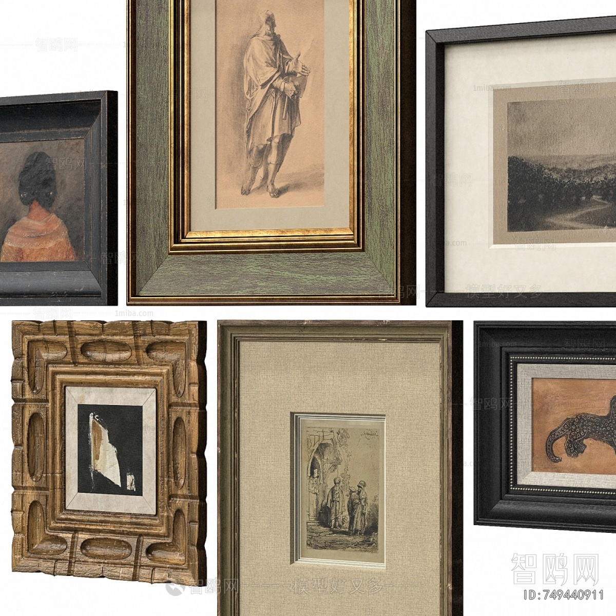 Retro Style Painting