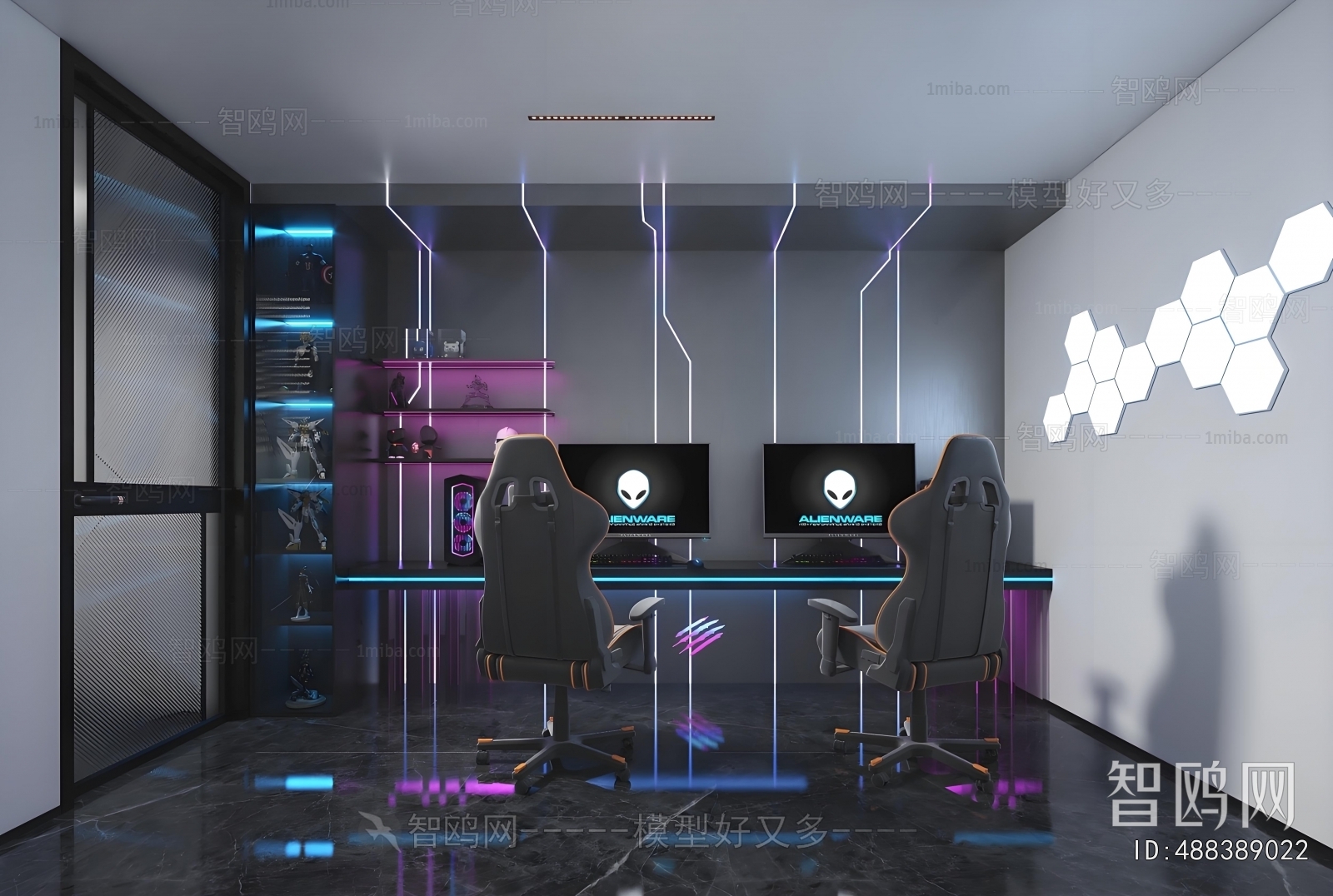 Modern E-sports Room