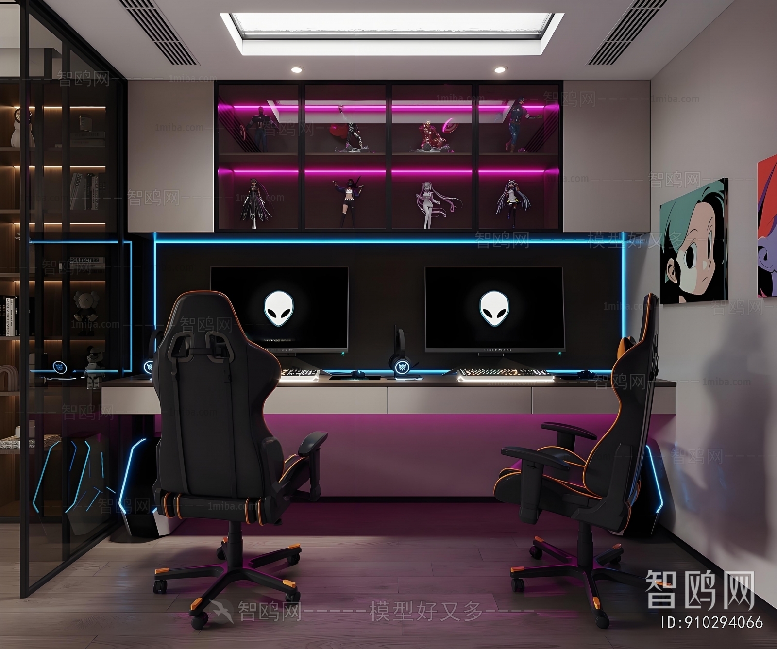Modern E-sports Room