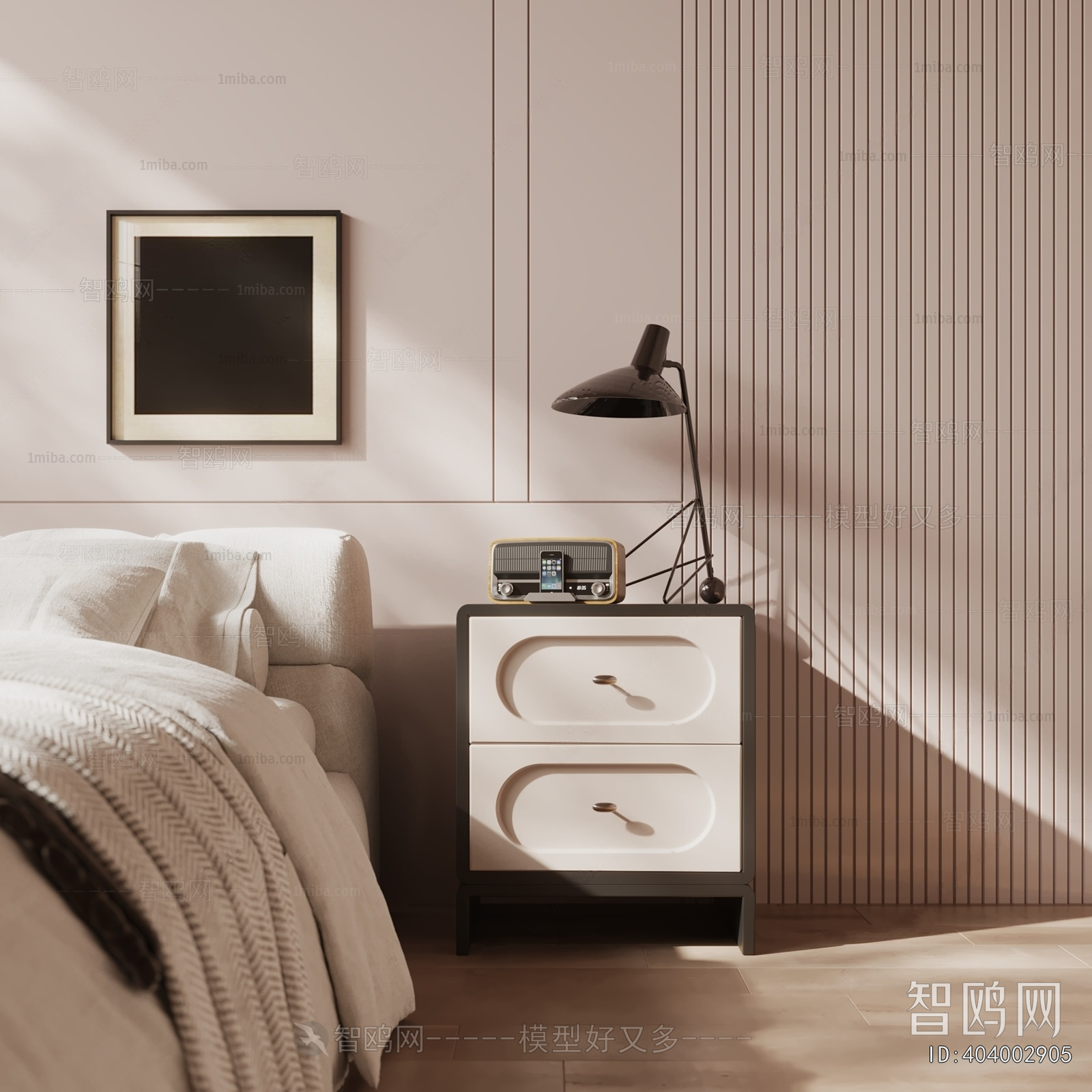 Modern Bedside Cupboard