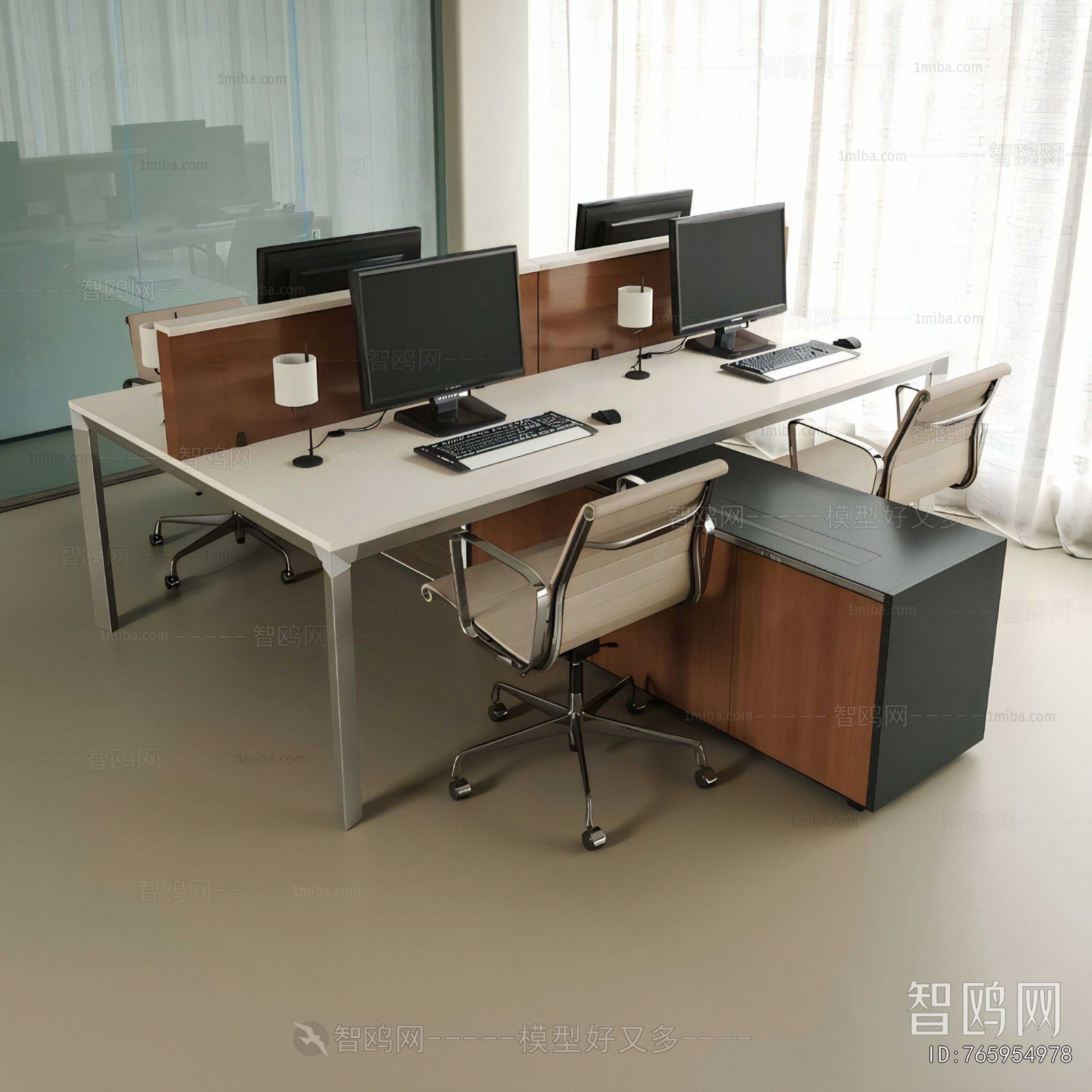 Modern Office Desk And Chair