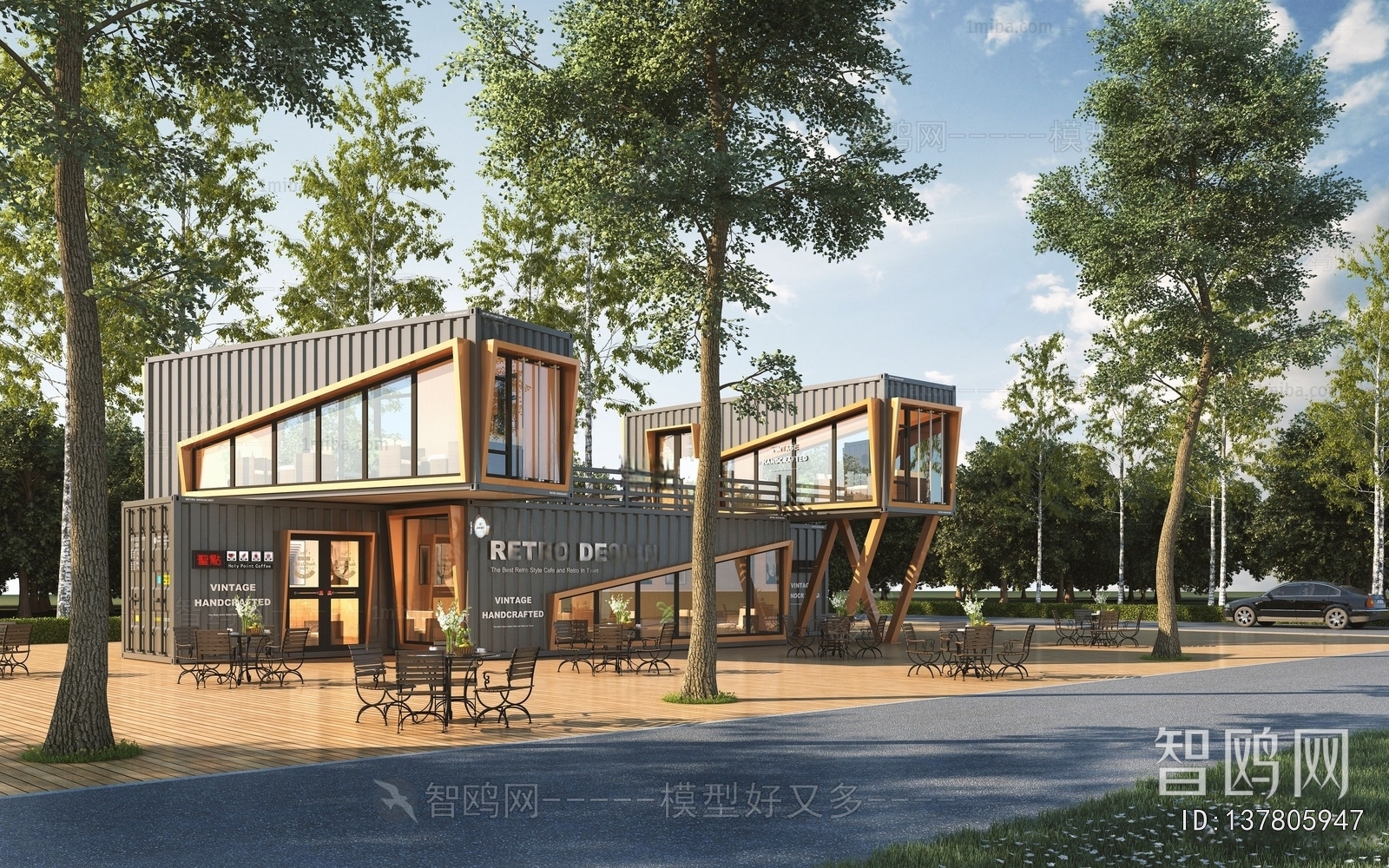 Modern Appearance Of Commercial Building