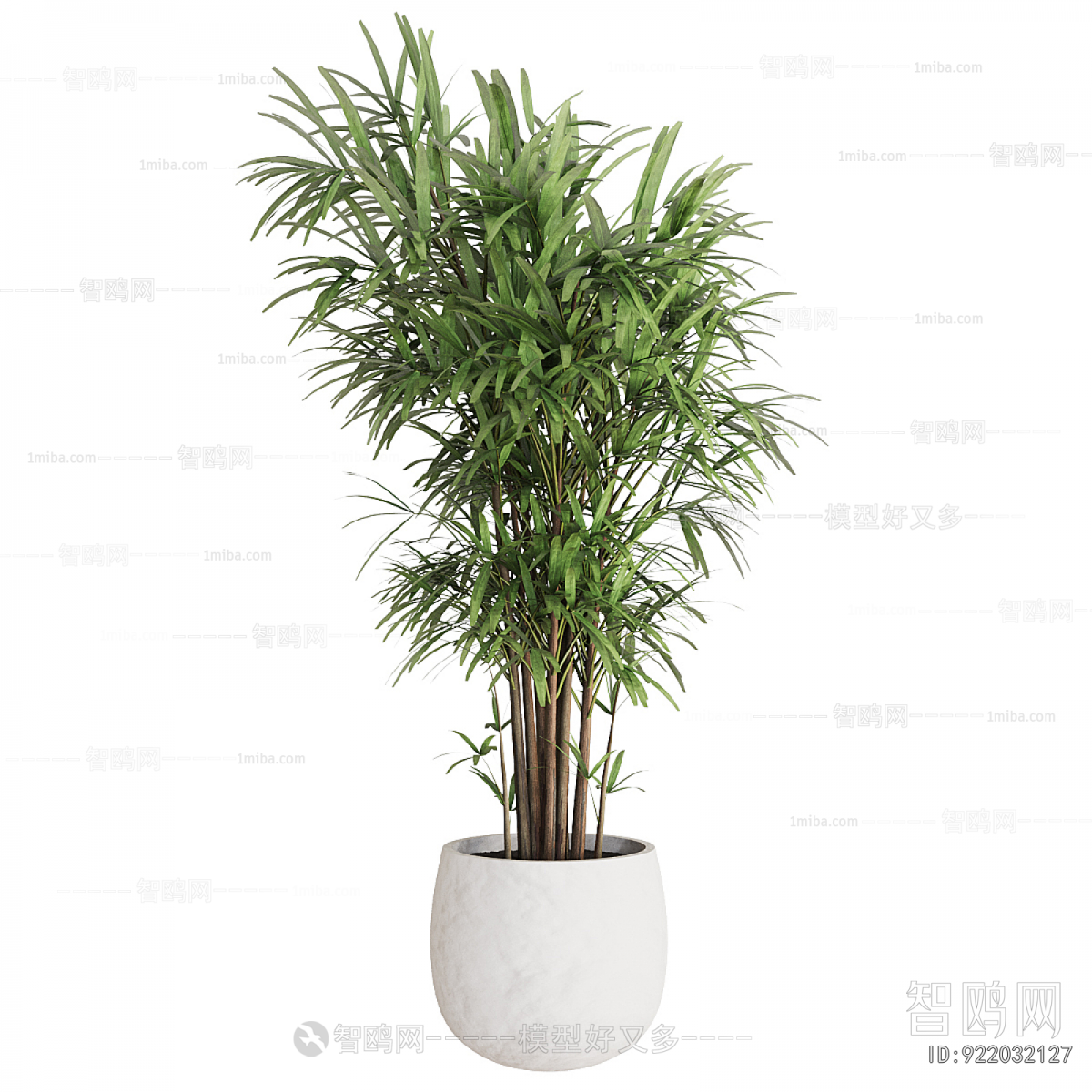 Modern Ground Green Plant Potted Plants
