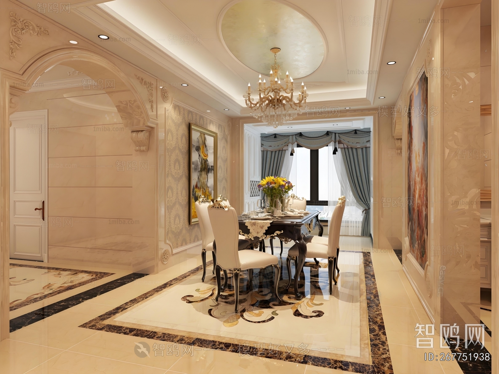 European Style Hallway