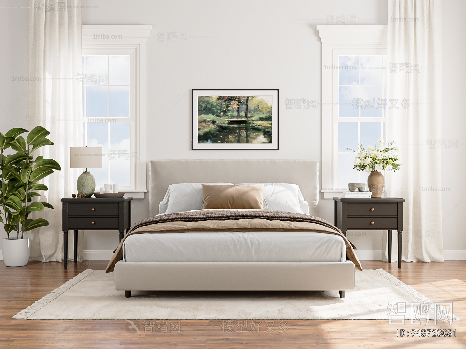 American Style Double Bed