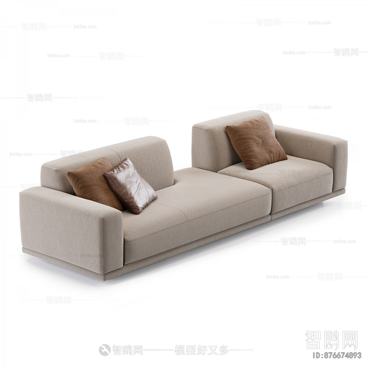 Modern Three-seat Sofa