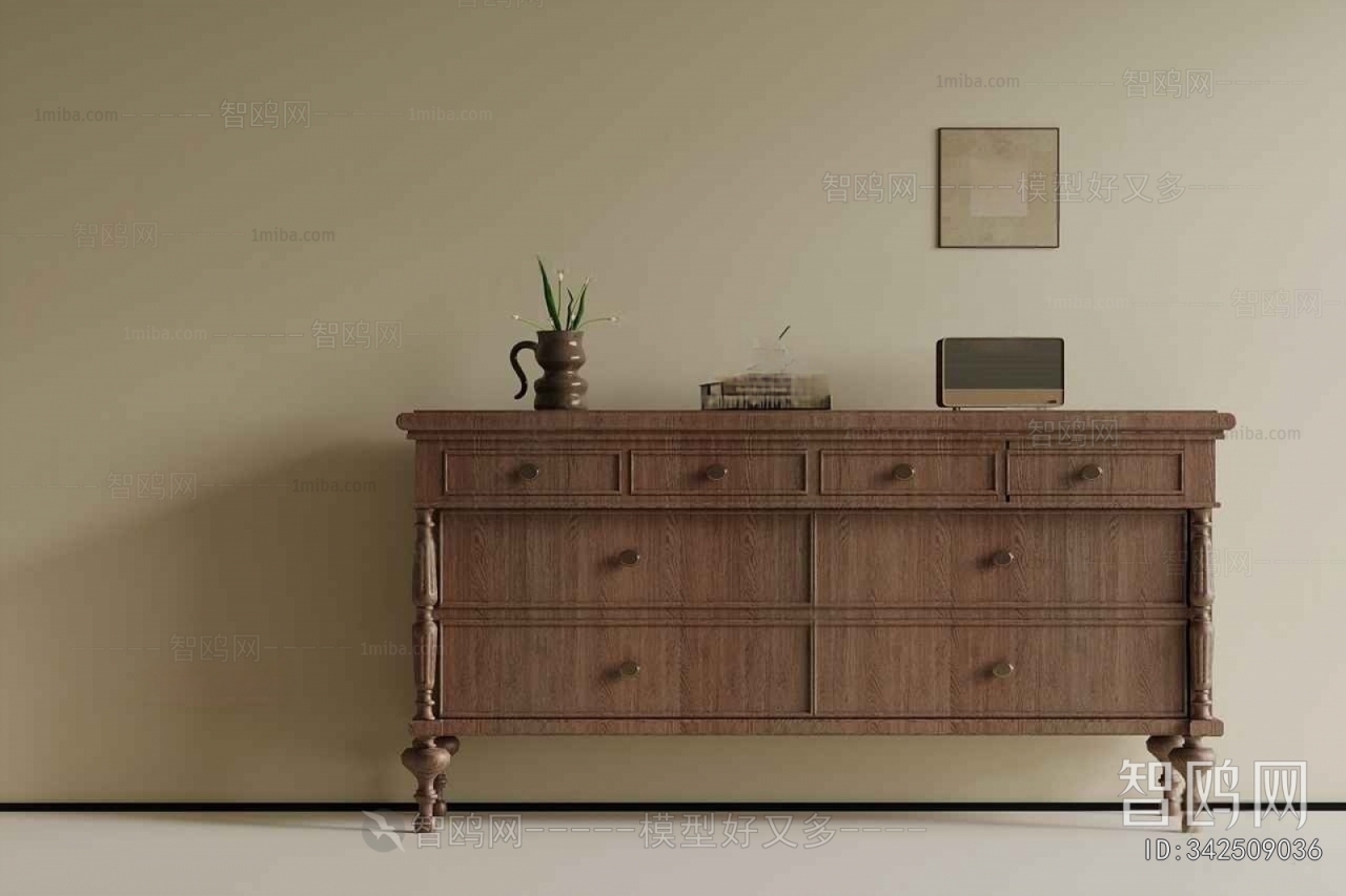 French Style Side Cabinet